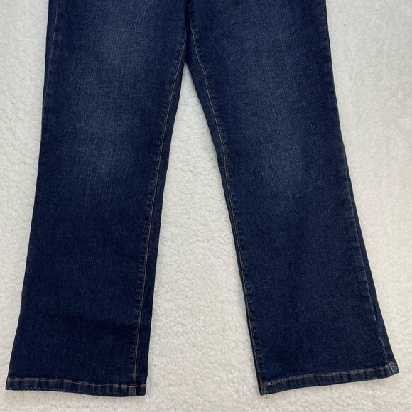 Chaps Ralph Lauren Womens Sz 8/29 Crop Kick Jeans Straight Leg Mid Rise 28x25 - Picture 3 of 14